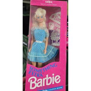 Vintage Something Extra Barbie Doll In Box Meijer Exclusive